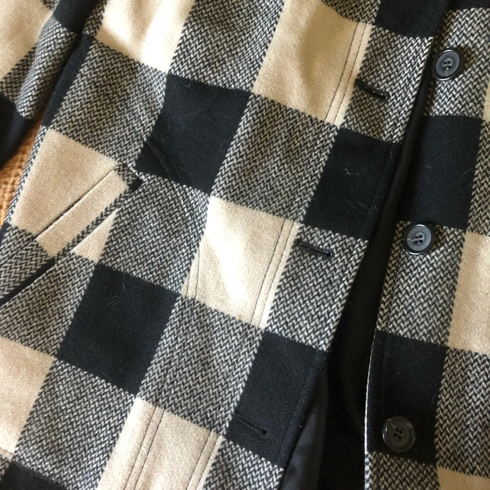 Pendleton Plaid Peacoat - Picture 7 of 7
